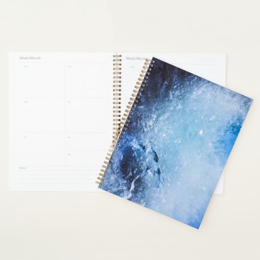 Abstracte kunstfoto van Ice Planner (Display)