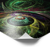 Abstracte kunstfoto's bekijken foto afdruk (Hoek)