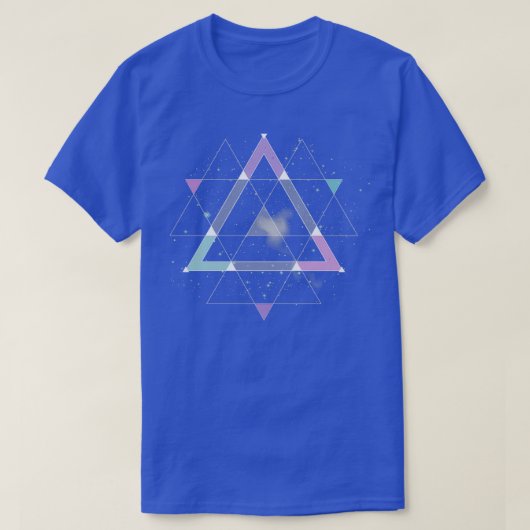 Abstracte kunstgeometrie t-shirt (Design voorkant)