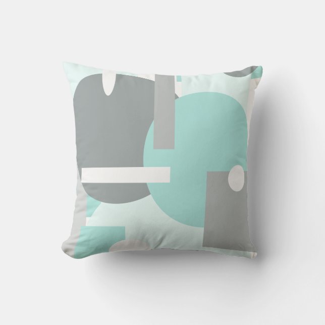 Abstracte kunstgeometrie Vormt Sierkussen Cushion (Voorkant)