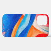 Abstracte kunstgetextureerde achtergrond, camoufle Case-Mate iPhone case (Achterkant (horizontaal))
