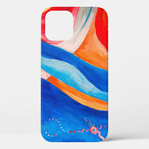 Abstracte kunstgetextureerde achtergrond, camoufle Case-Mate iPhone case