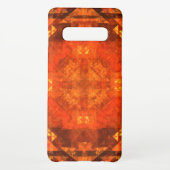 Abstracte kunstglansbeschikking zonder grenzen samsung galaxy hoesje (Achterkant)