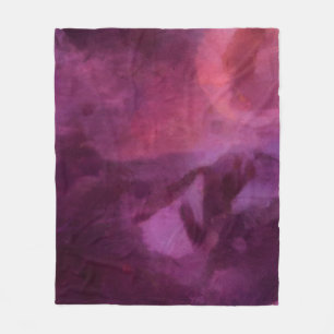 Abstracte kunstgrunde textuurachtergrond. Dirty pa Fleece Deken