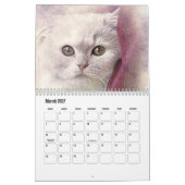 Abstracte Kunstkat Kalender (Mar 2027)