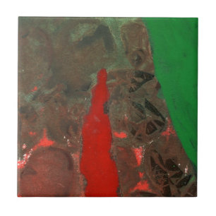 Abstracte kunstkeramische tapijten tegeltje