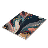 Abstracte kunstkeramische Tegels Tegeltje (Zijkant)