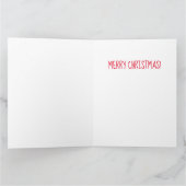 Abstracte kunstkerstboom kaart (Binnen)