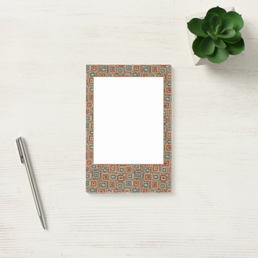 Abstracte kunstkledingpatches 2 post-it® notes (Kantoor)