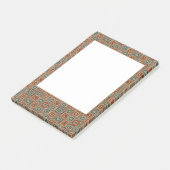 Abstracte kunstkledingpatches 2 post-it® notes (Schuin)