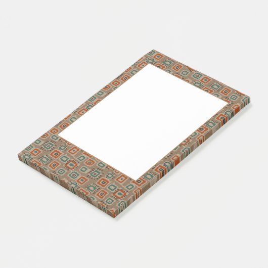 Abstracte kunstkledingpatches 2 post-it® notes (Schuin)