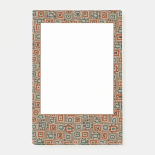 Abstracte kunstkledingpatches 2 post-it® notes (Voorkant)
