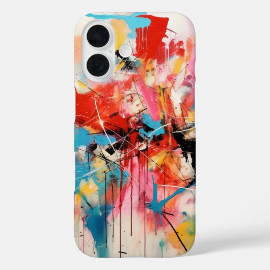 Abstracte kunstkleuren Case-Mate iPhone case (Achterkant)
