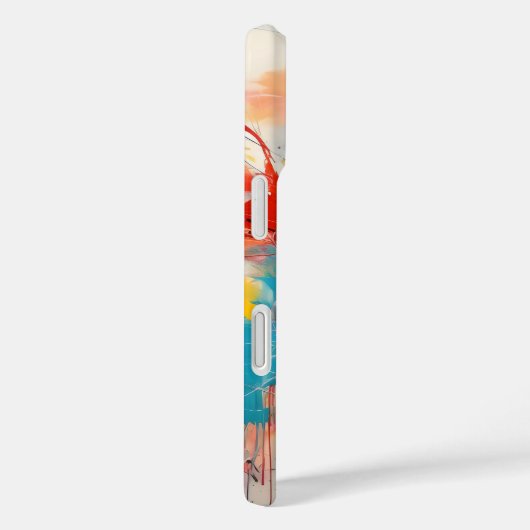 Abstracte kunstkleuren Case-Mate iPhone case (Achterkant / Rechts)