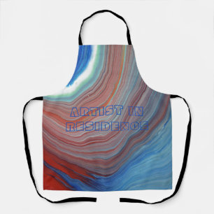 Abstracte kunstkleurrijke artiest Apron Schort
