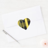 Abstracte kunstkleurrijke patroonstrepen sticker (Envelop)