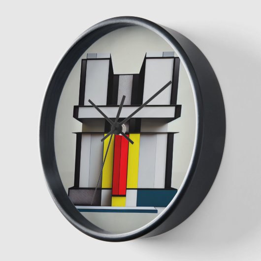 Abstracte kunstklok (Hoek)