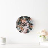 Abstracte kunstklok ronde klok (Huis)