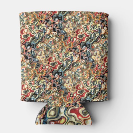 Abstracte kunstkoeler blikjeskoeler (Achterkant)