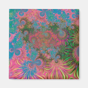 Abstracte Kunstkoralen Magneet