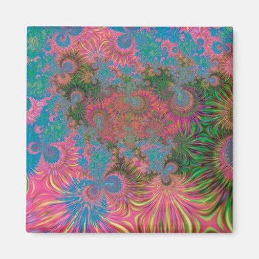 Abstracte Kunstkoralen Magneet (Voorkant)