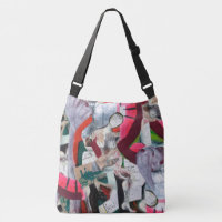 Abstracte kunstkraakbedekking met handbeschilderd
