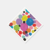 Abstracte kunstkringen servet (Hoek)