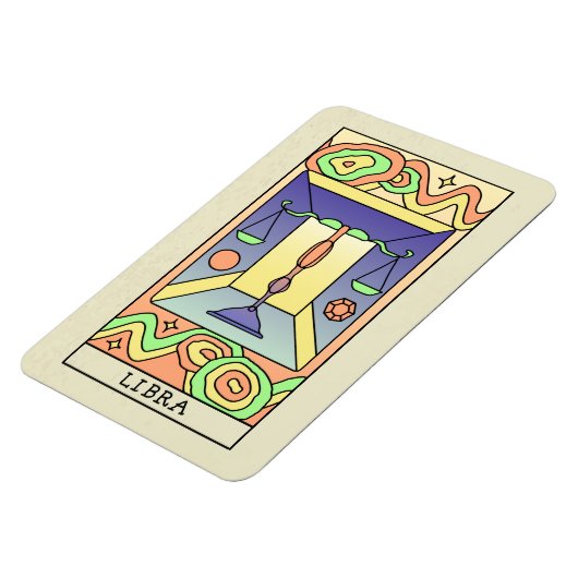 Abstracte kunstkunst  voor herendierentuin magneet (Linkerzijde)