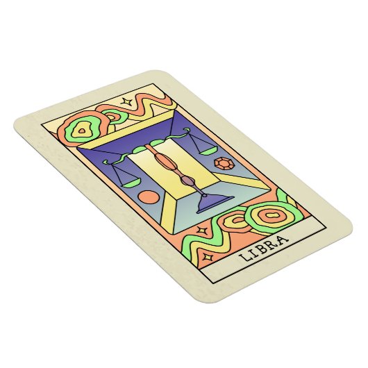 Abstracte kunstkunst  voor herendierentuin magneet (Rechterzijde)