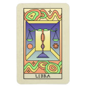 Abstracte kunstkunst  voor herendierentuin magneet (Verticaal)