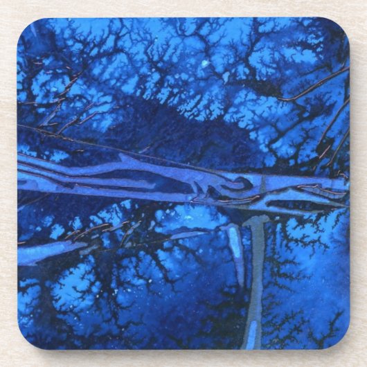 Abstracte kunstkurk-Onderzetters Bier Onderzetter (Voorkant)