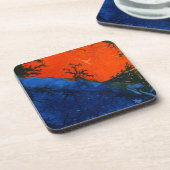 Abstracte kunstkurk-Onderzetters Onderzetter (Linkerzijde)