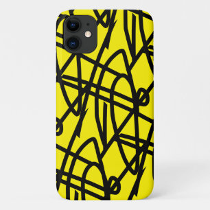 Abstracte Kunstlijnen iPhone 11 Hoesje