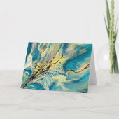 Abstracte kunstmatig Wenskaart - Blanco binnenzijd Kaart (Voorkant)