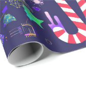 Abstracte Kunstmatige Intelligentie Cadeaupapier (Rol Hoek)