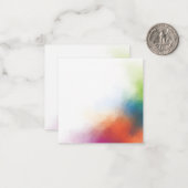 Abstracte kunstmatige Sjabloon Trendy Colorful (Voorkant / Achterkant in situ)