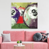 Abstracte kunstmiljarden canvas afdruk (Insitu (Woonkamer))