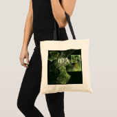 Abstracte kunstmonogram met twisted Balance Tote Bag (Voorkant (product))