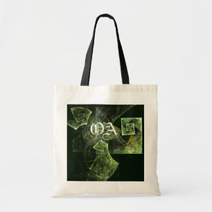 Abstracte kunstmonogram met twisted Balance Tote Bag