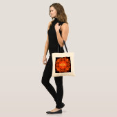 Abstracte kunstmonogram tas voor verlichting (Voorkant (model))