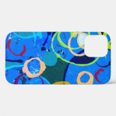 Abstracte kunstolie en acrylkleurstof op een blik Case-Mate iPhone case (Achterkant (horizontaal))