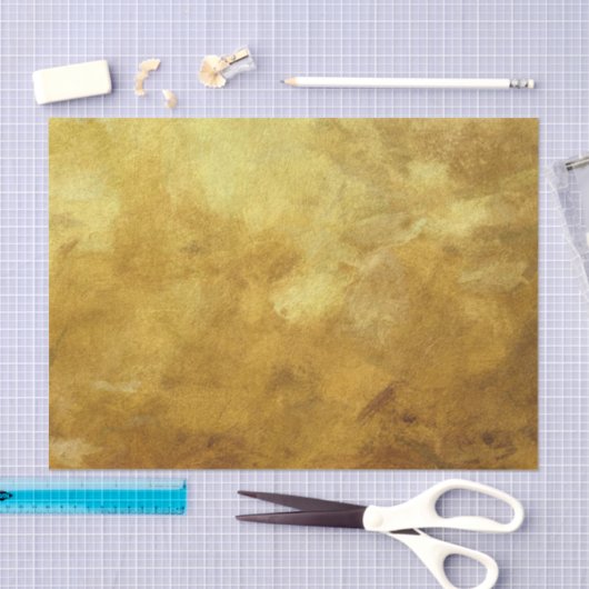 abstracte kunstondergrond in gouden kleur tissuepapier (Craft)