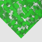 Abstracte kunstontwerp Groene vulling Tissuepapier (Detail)