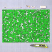 Abstracte kunstontwerp Groene vulling Tissuepapier (Craft)