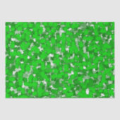 Abstracte kunstontwerp Groene vulling Tissuepapier (Voorkant)