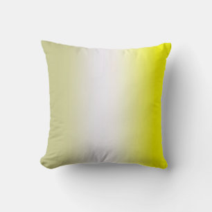 Abstracte kunstpasta Geel Geel Grijs Zonnij Kussen