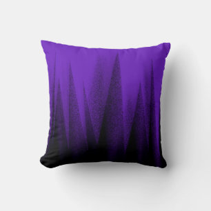 Abstracte kunstpasta lavender Paars Black Kussen