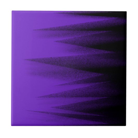 Abstracte kunstpasta lavender Paars Black Tegeltje (Voorkant)