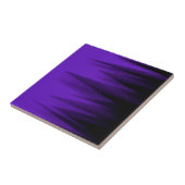 Abstracte kunstpasta lavender Paars Black Tegeltje (Zijkant)