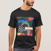 Abstracte kunstpatroonkunstenaar of ontwerper t-shirt (Voorkant)